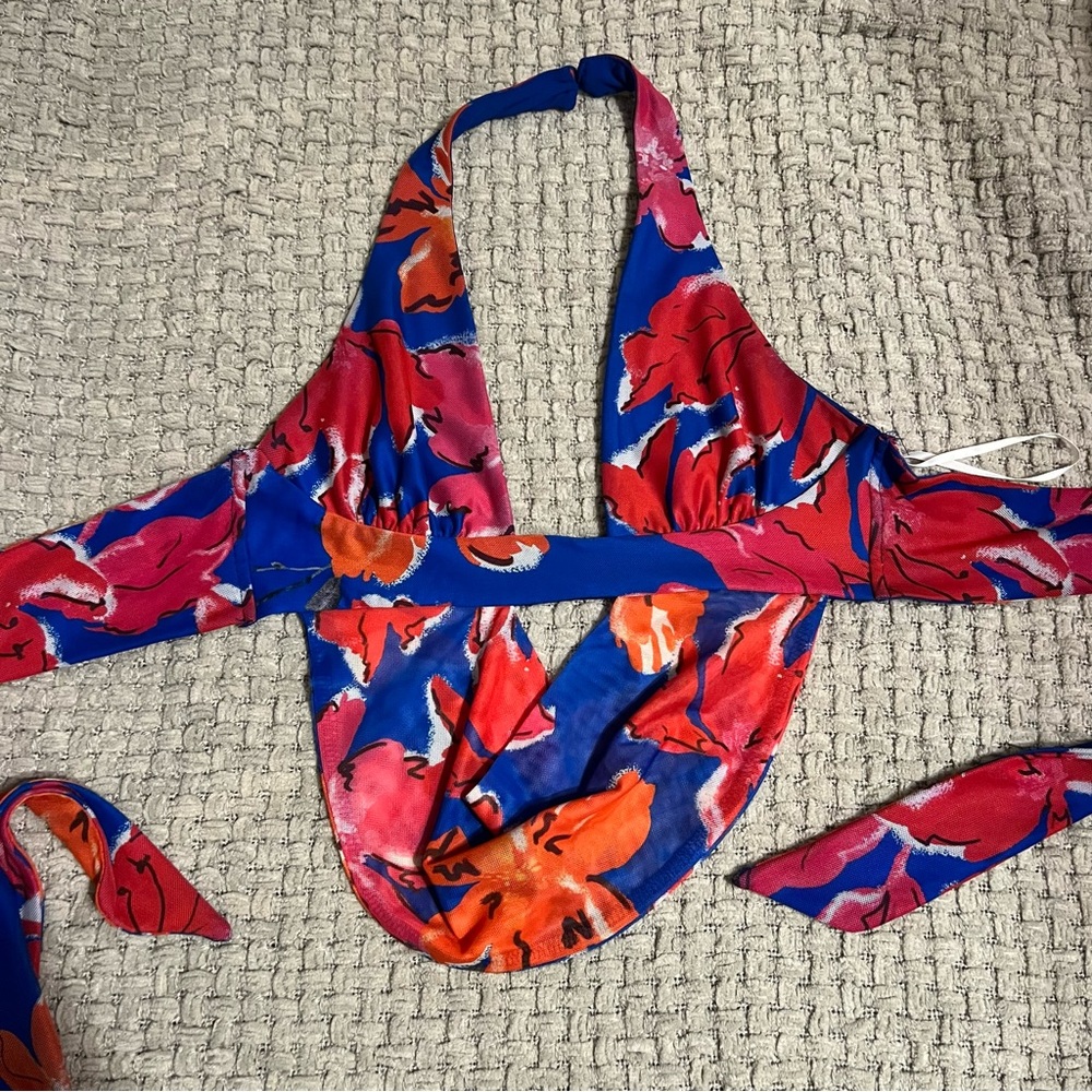 Whitefox Floral Scoop Top